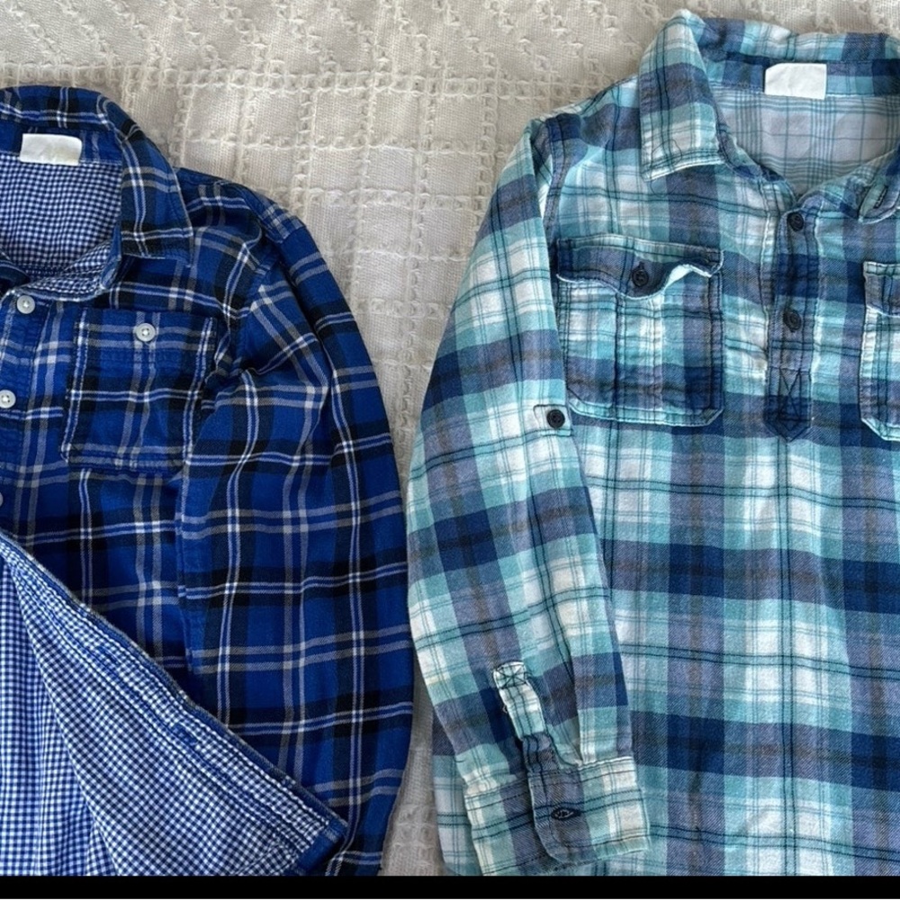 Kids Flannel Shirts Bundle